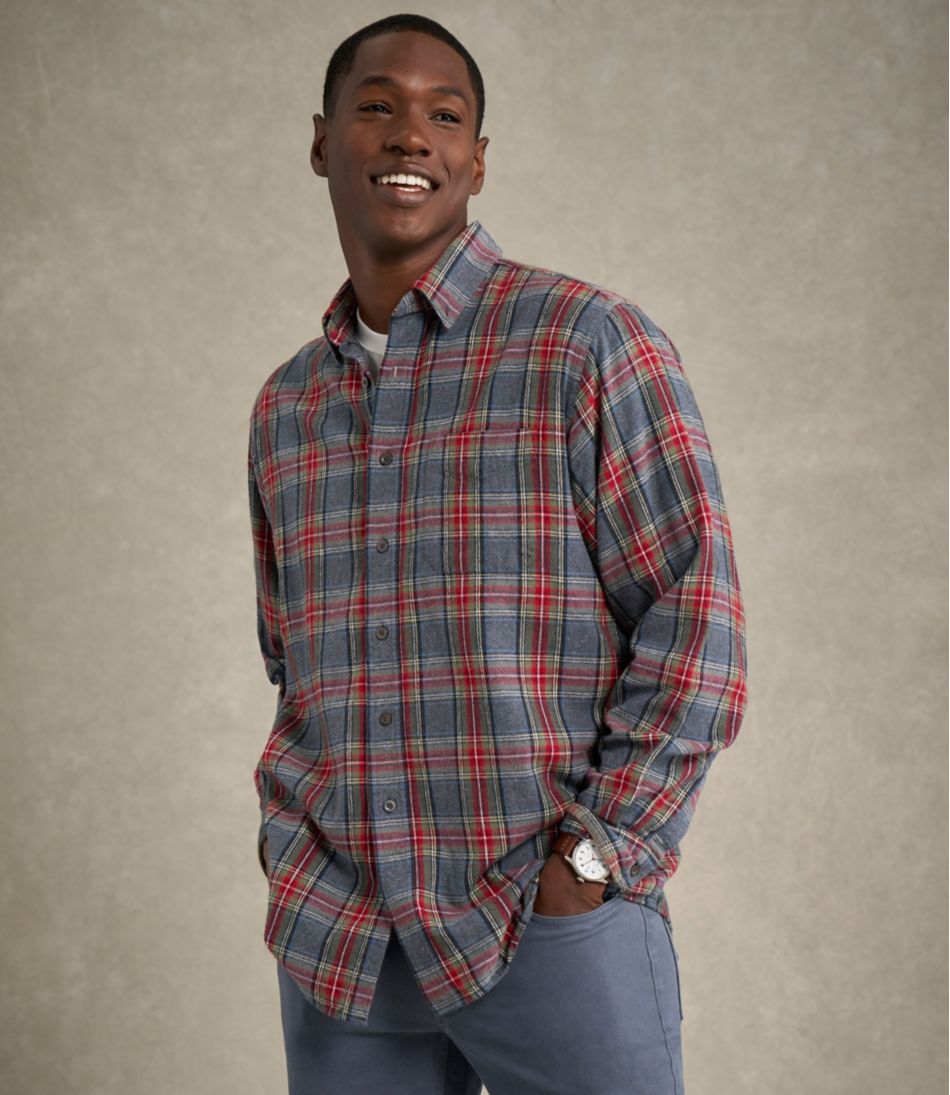 Men's Scotch Plaid Flannel Shirt, Traditional Fit | L.L.Bean