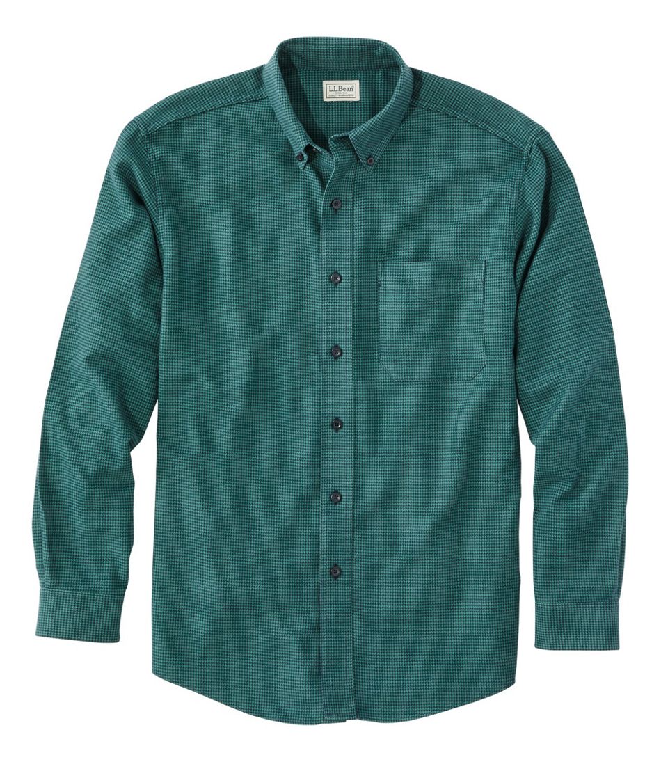 Men's Wicked Good Flannel Shirt, Traditional Fit, Houndstooth | L.L.Bean