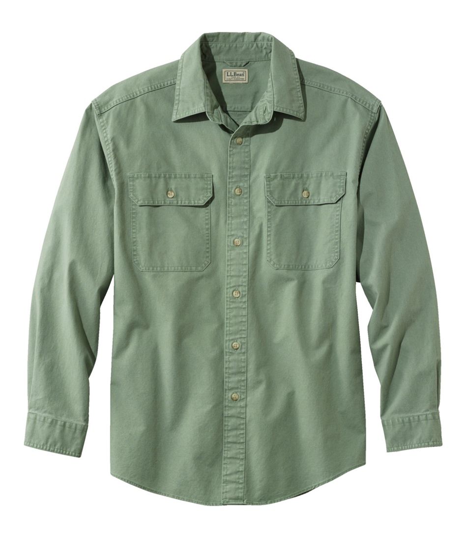 Men's Sunwashed Canvas Shirt, Traditional Fit | L.L.Bean
