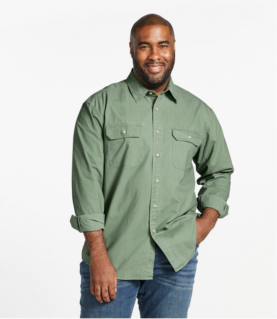 Men's Sunwashed Canvas Shirt, Traditional Fit | L.L.Bean