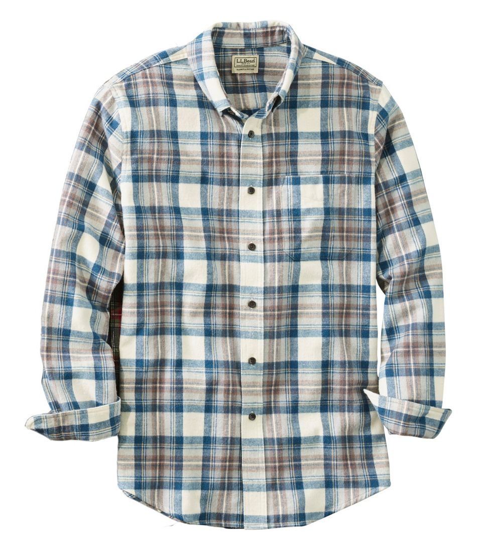 Men's Scotch Plaid Flannel Shirt, Slightly Fitted | L.L.Bean