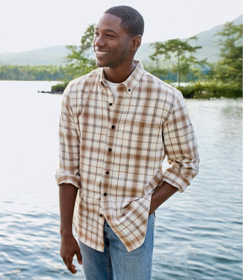Men's Scotch Plaid Flannel Shirt, Slightly Fitted | L.L.Bean