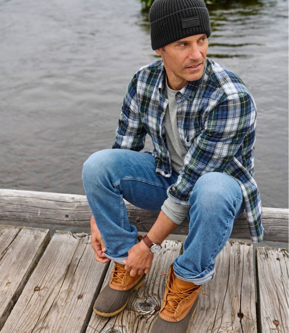 Men's Scotch Plaid Flannel Shirt, Slightly Fitted | L.L.Bean