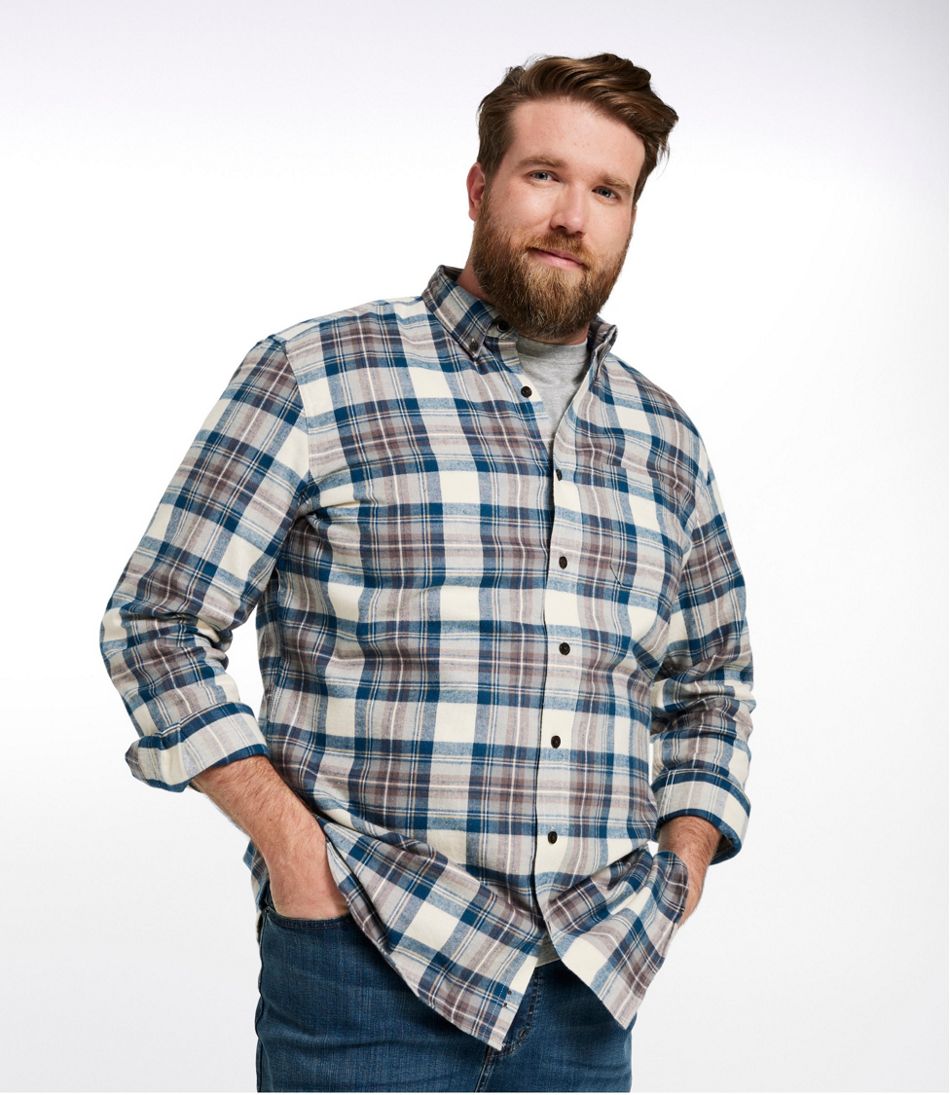 Men's Scotch Plaid Flannel Shirt, Slightly Fitted | L.L.Bean