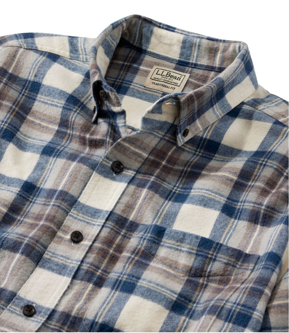 Men's Scotch Plaid Flannel Shirt, Slightly Fitted | L.L.Bean
