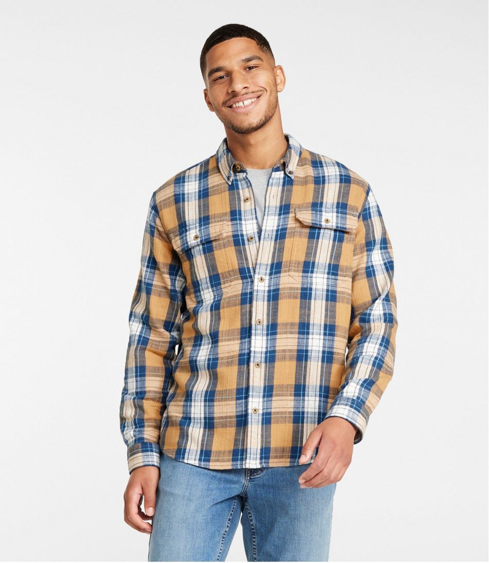 Men's 1912 Field Flannel Shirt, Slightly Fitted Untucked Fit, Plaid | L.L.Bean