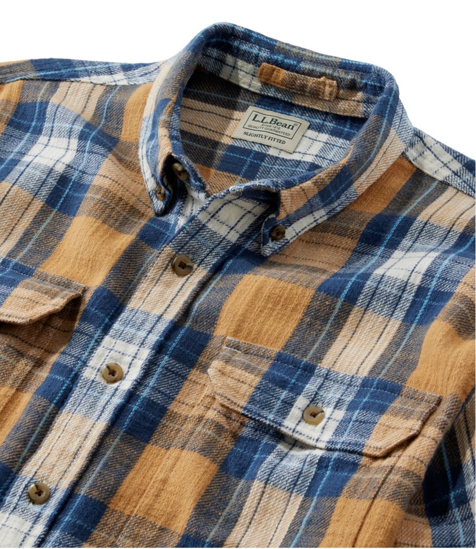 Men's 1912 Field Flannel Shirt, Slightly Fitted Untucked Fit, Plaid | L.L.Bean