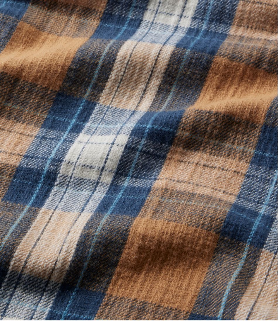 Men's 1912 Field Flannel Shirt, Slightly Fitted Untucked Fit, Plaid | L.L.Bean