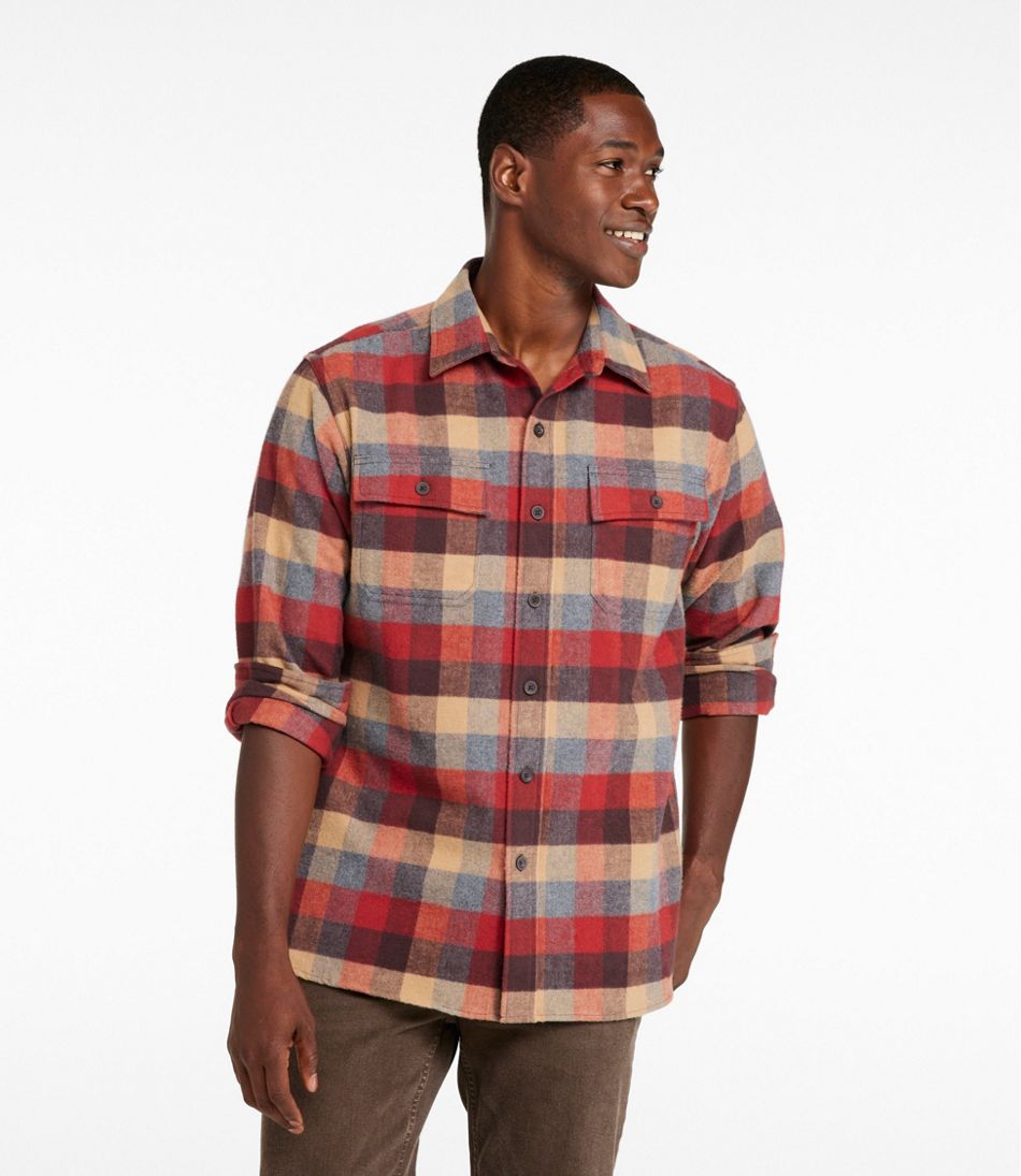 Men's Chamois Shirt, Traditional Fit, Plaid | L.L.Bean
