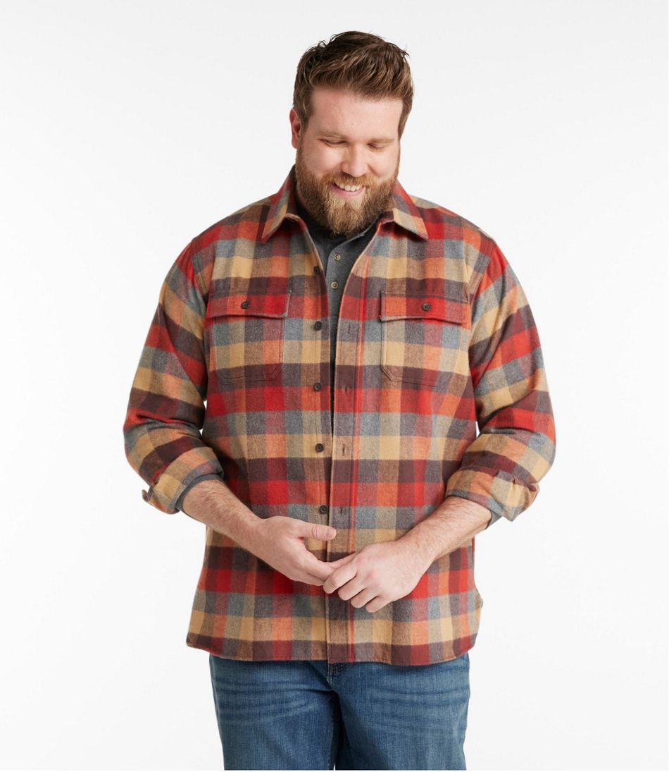 Men's Chamois Shirt, Traditional Fit, Plaid | L.L.Bean
