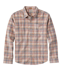 Men's Sunwashed Corduroy Shirt, Slightly Fitted Untucked Fit, Plaid | L.L.Bean