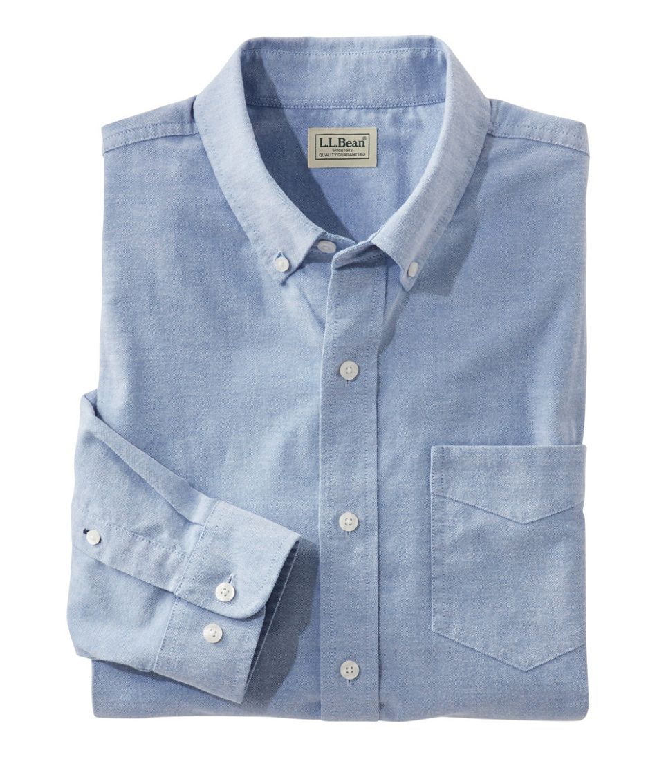 Men's Comfort Stretch® Oxford Shirt, Traditional Untucked Fit | L.L.Bean