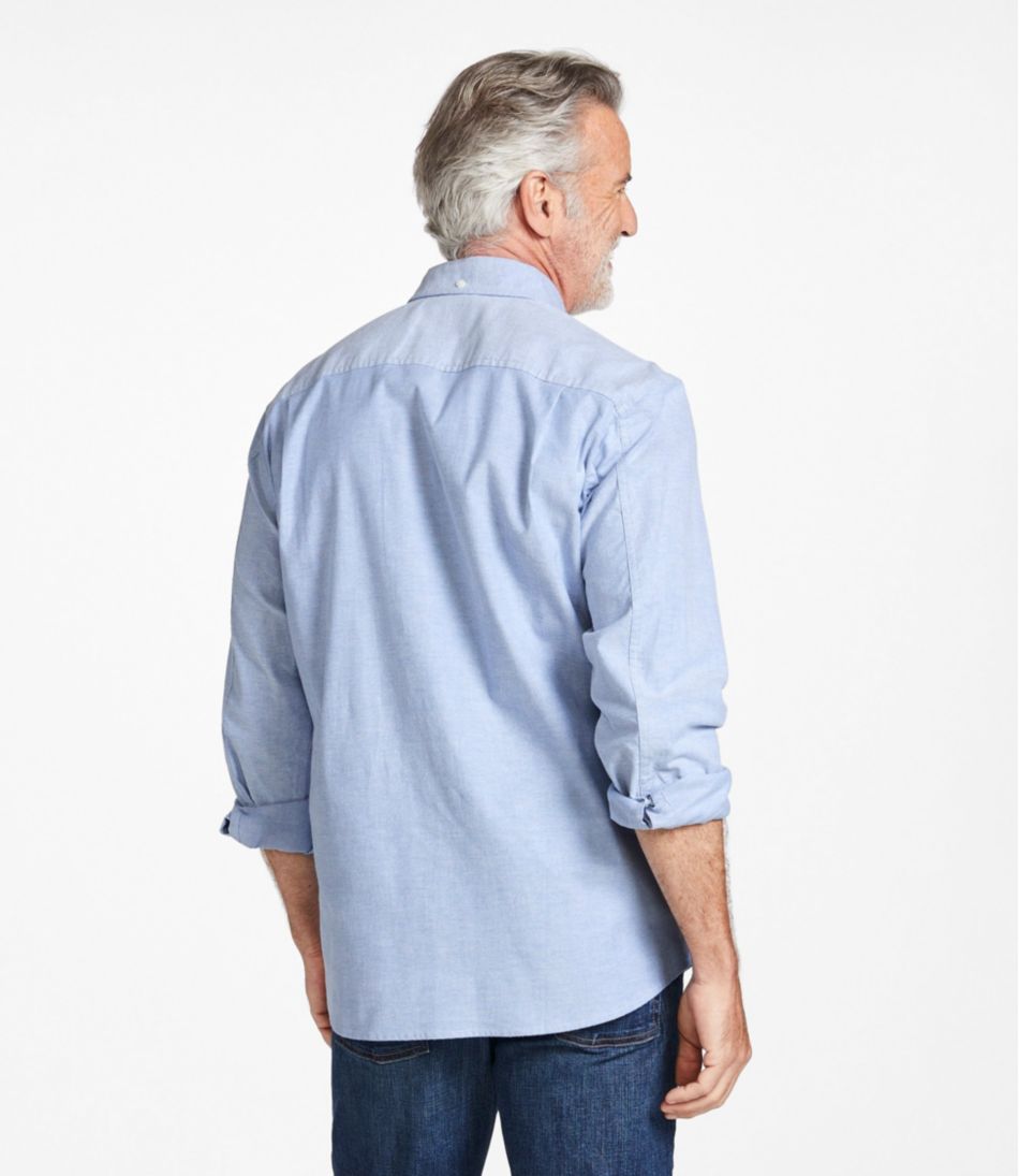 Men's Comfort Stretch® Oxford Shirt, Traditional Untucked Fit | L.L.Bean