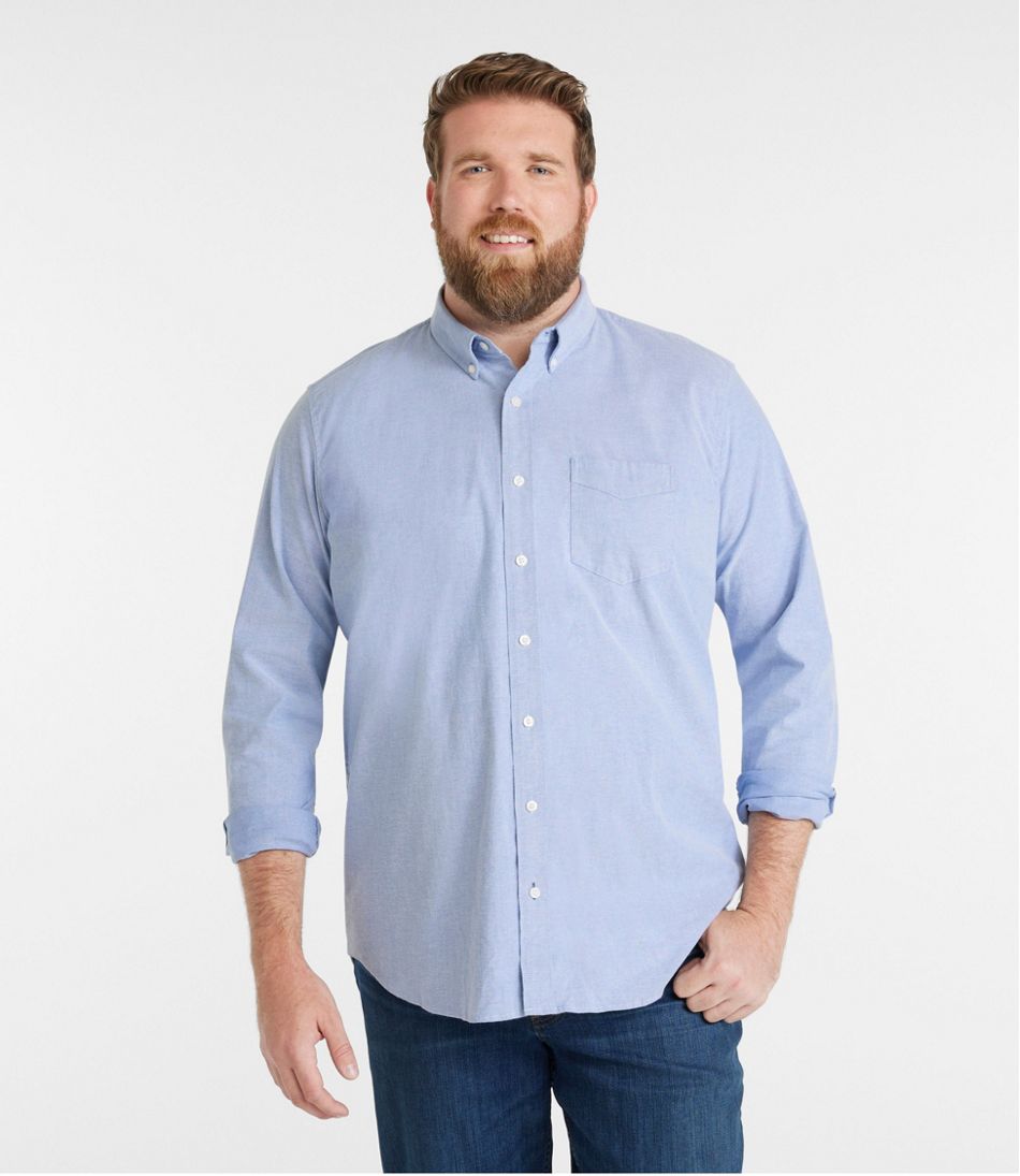 Men's Comfort Stretch® Oxford Shirt, Traditional Untucked Fit | L.L.Bean