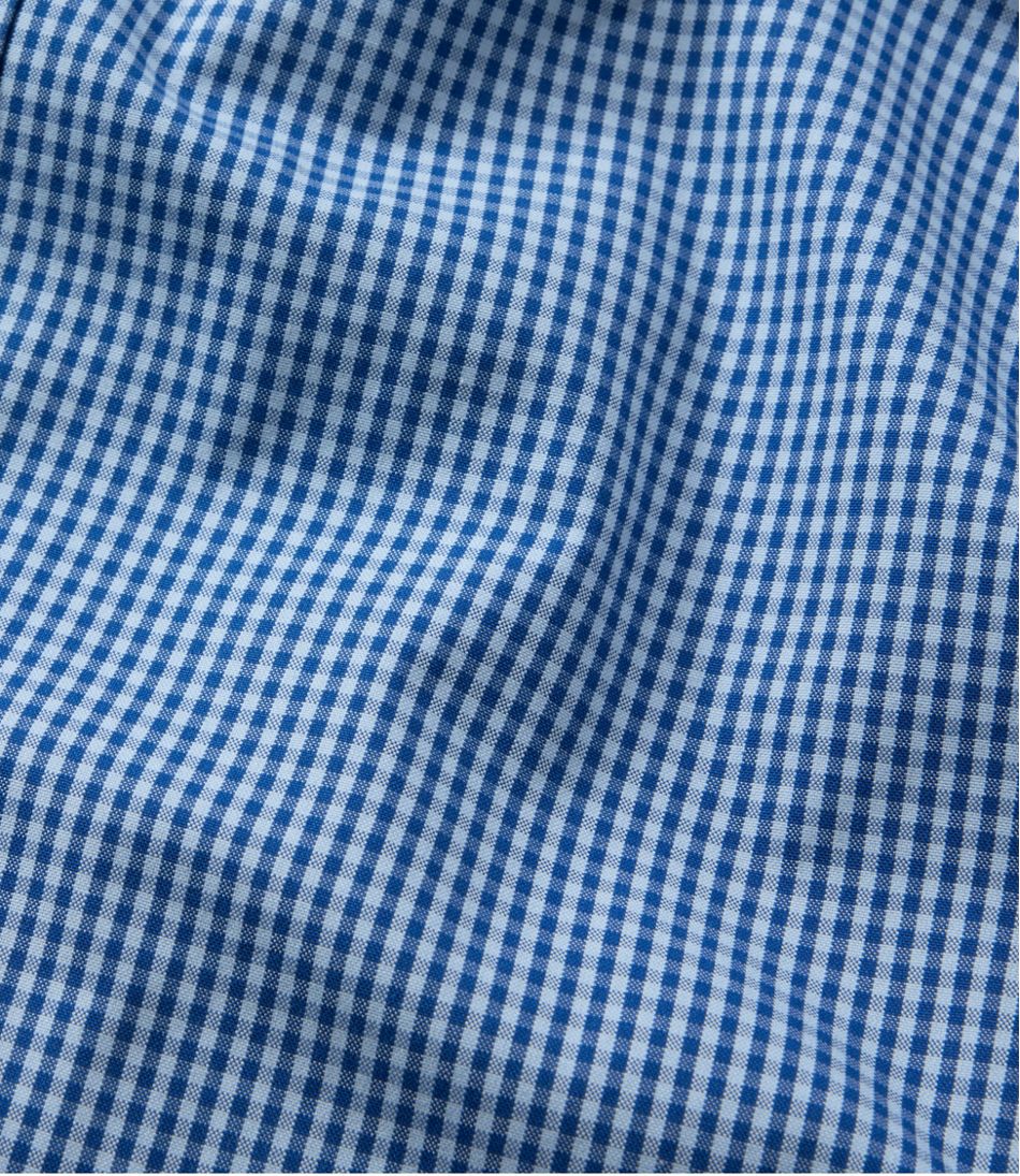 Men's Wrinkle-Free Pinpoint Oxford Cloth Shirt, Traditional Fit Tattersall | L.L.Bean