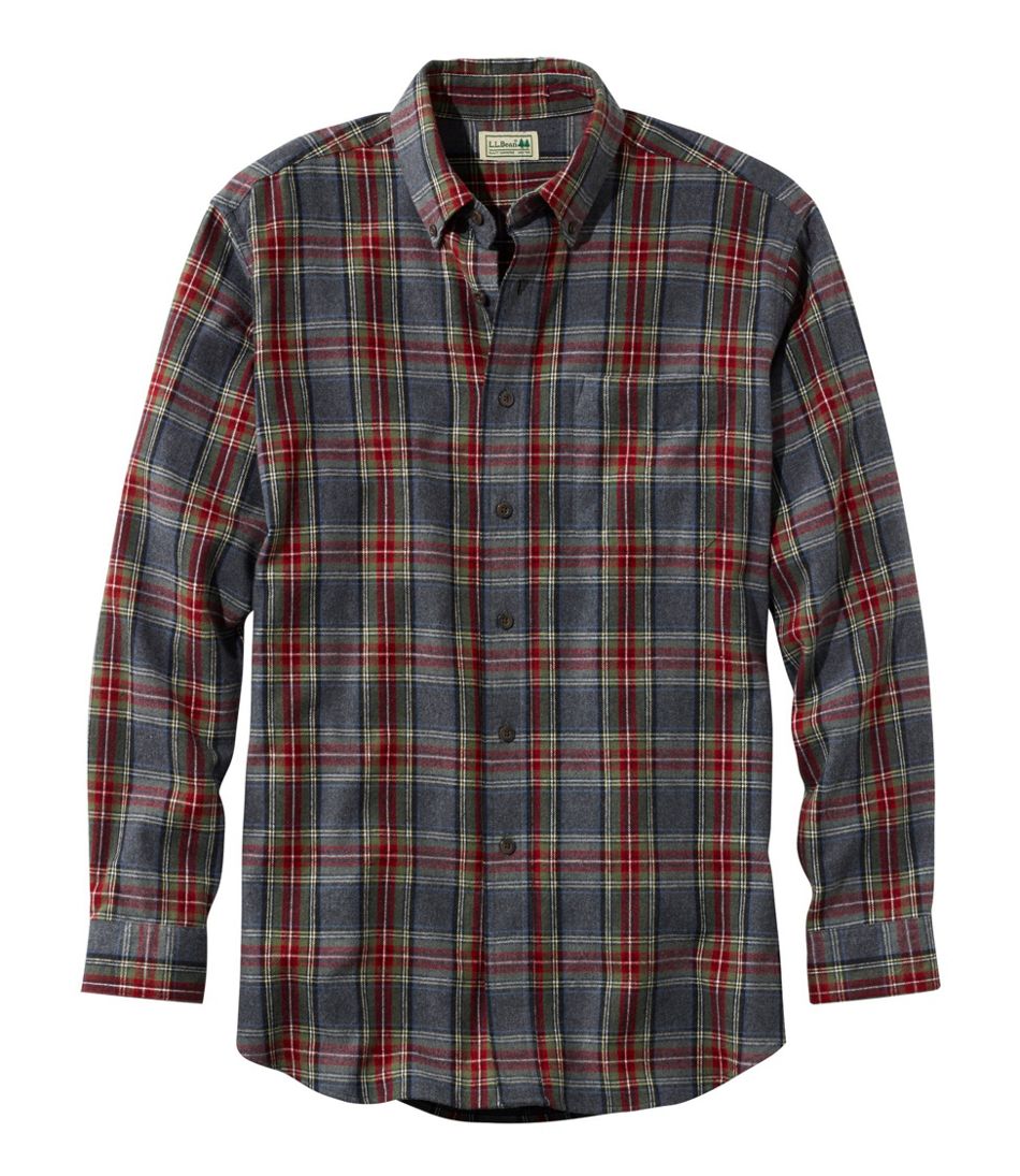 Men's Scotch Plaid Flannel Shirt, Slim Fit | L.L.Bean