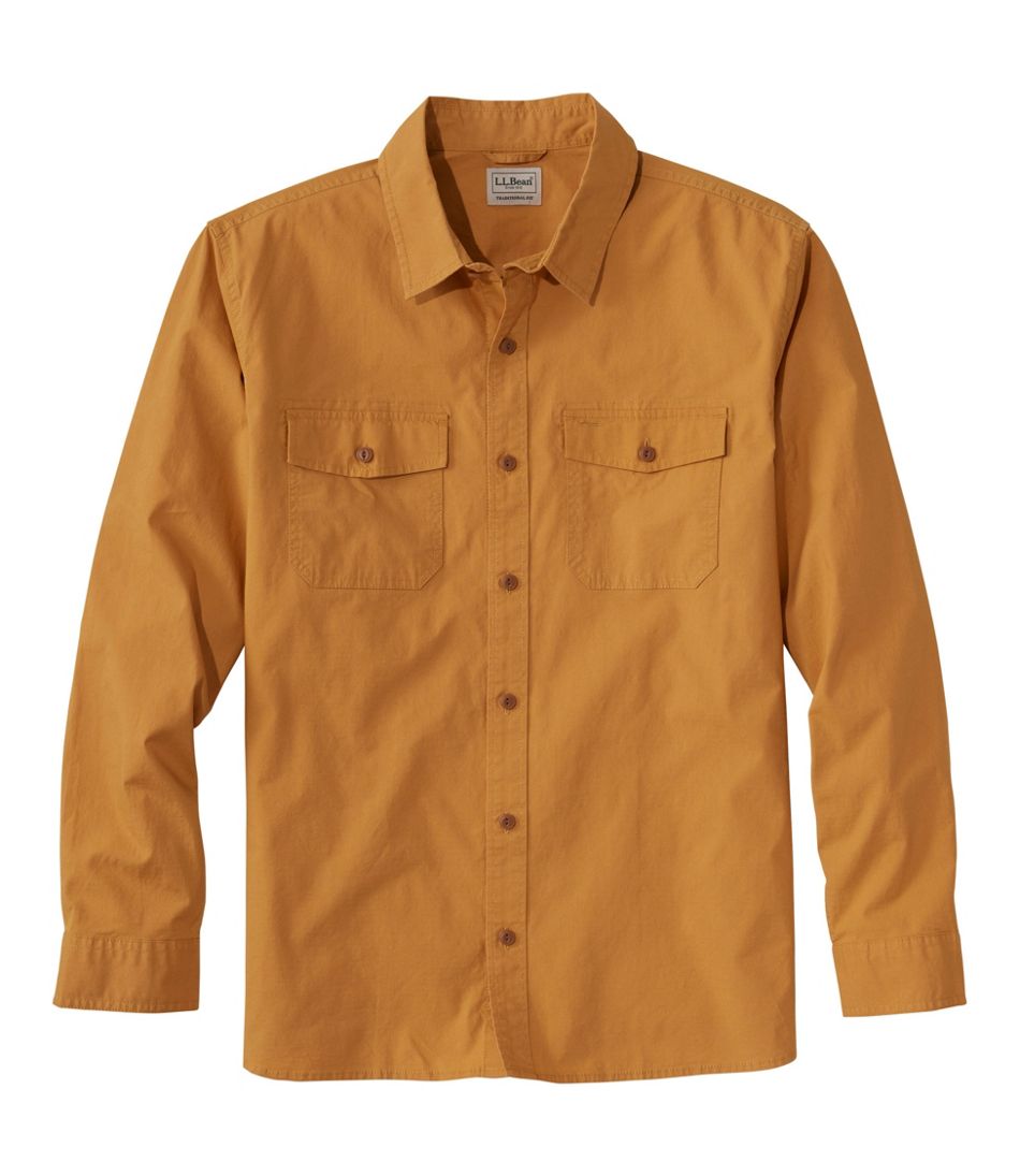 Men's Riverton Ripstop Shirt, Long-Sleeve, Traditional Untucked Fit | L.L.Bean