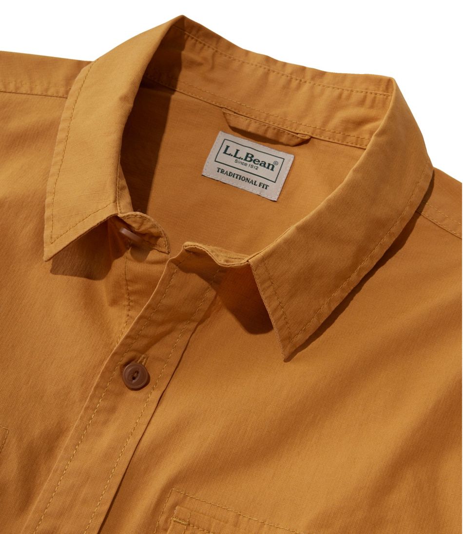 Men's Riverton Ripstop Shirt, Long-Sleeve, Traditional Untucked Fit | L.L.Bean