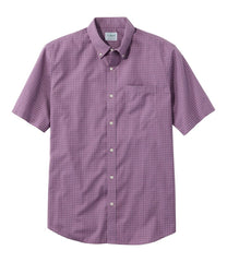 Men's Wrinkle-Free Kennebunk Sport Shirt, Traditional Fit Short-Sleeve Check | L.L.Bean