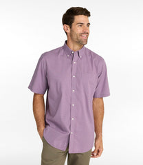 Men's Wrinkle-Free Kennebunk Sport Shirt, Traditional Fit Short-Sleeve Check | L.L.Bean