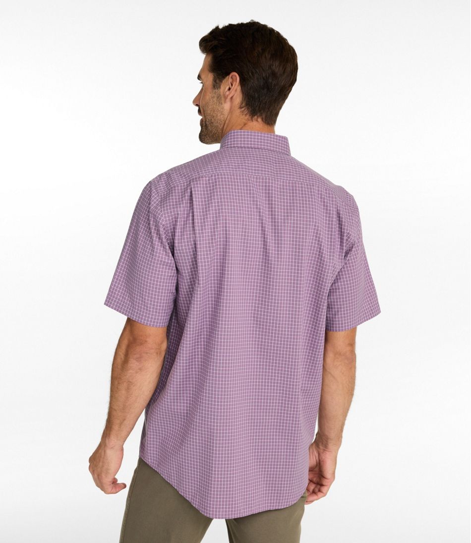 Men's Wrinkle-Free Kennebunk Sport Shirt, Traditional Fit Short-Sleeve Check | L.L.Bean
