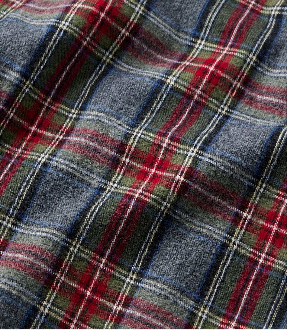 Men's Sherpa-Lined Scotch Plaid Shirt, Slightly Fitted | L.L.Bean