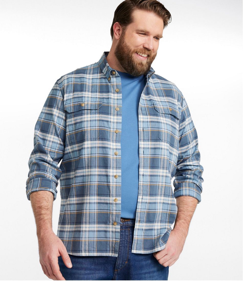 Men's Stonecoast Hemp Shirt, Long-Sleeve, Slightly Fitted Untucked Fit | L.L.Bean