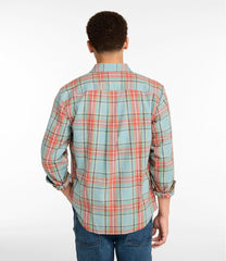 Men's Scotch Plaid Flannel Shirt, Snap-Front, Slightly Fitted Untucked Fit | L.L.Bean