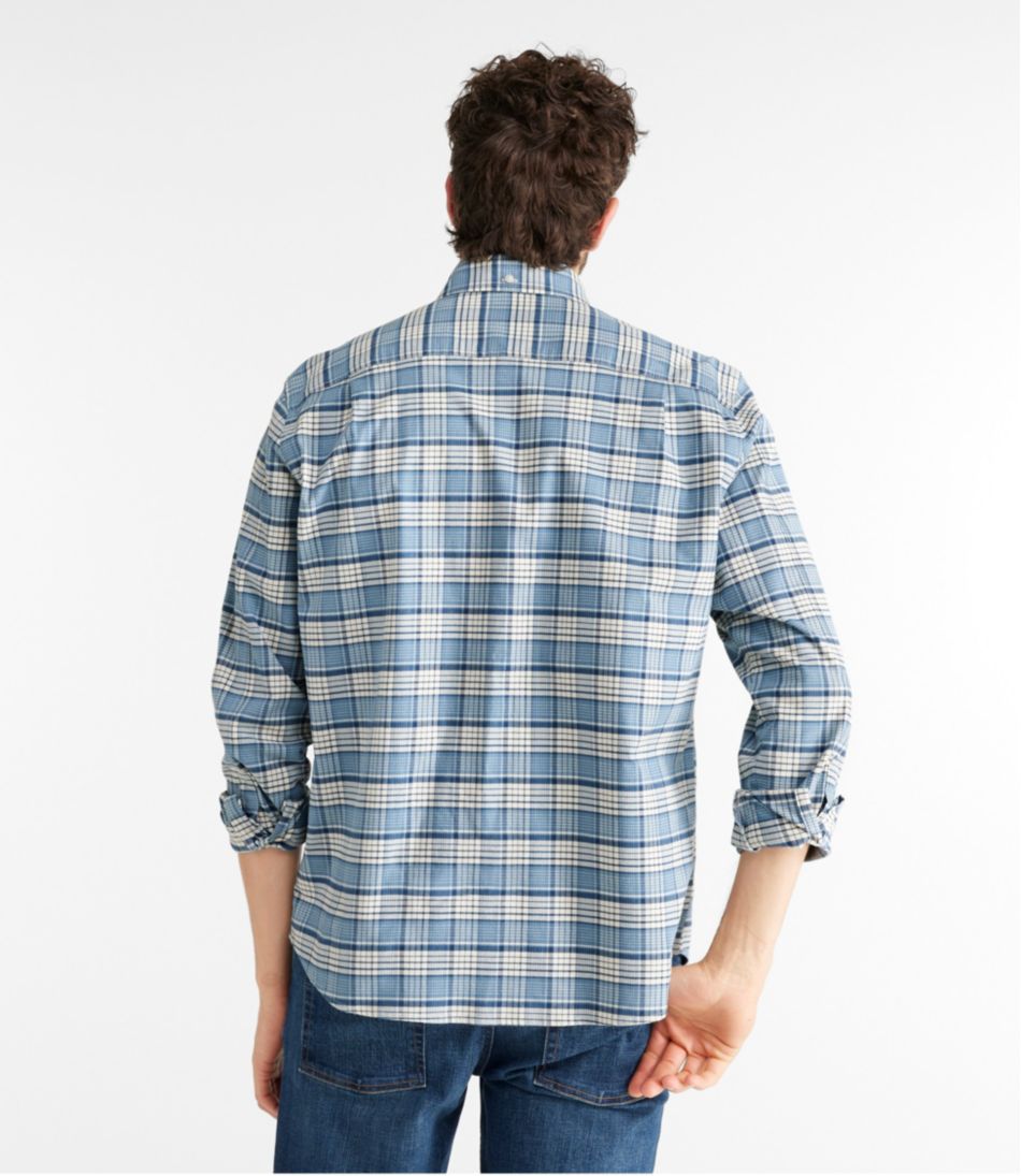Men's Comfort Stretch® Oxford Shirt, Traditional Untucked Fit, Plaid | L.L.Bean