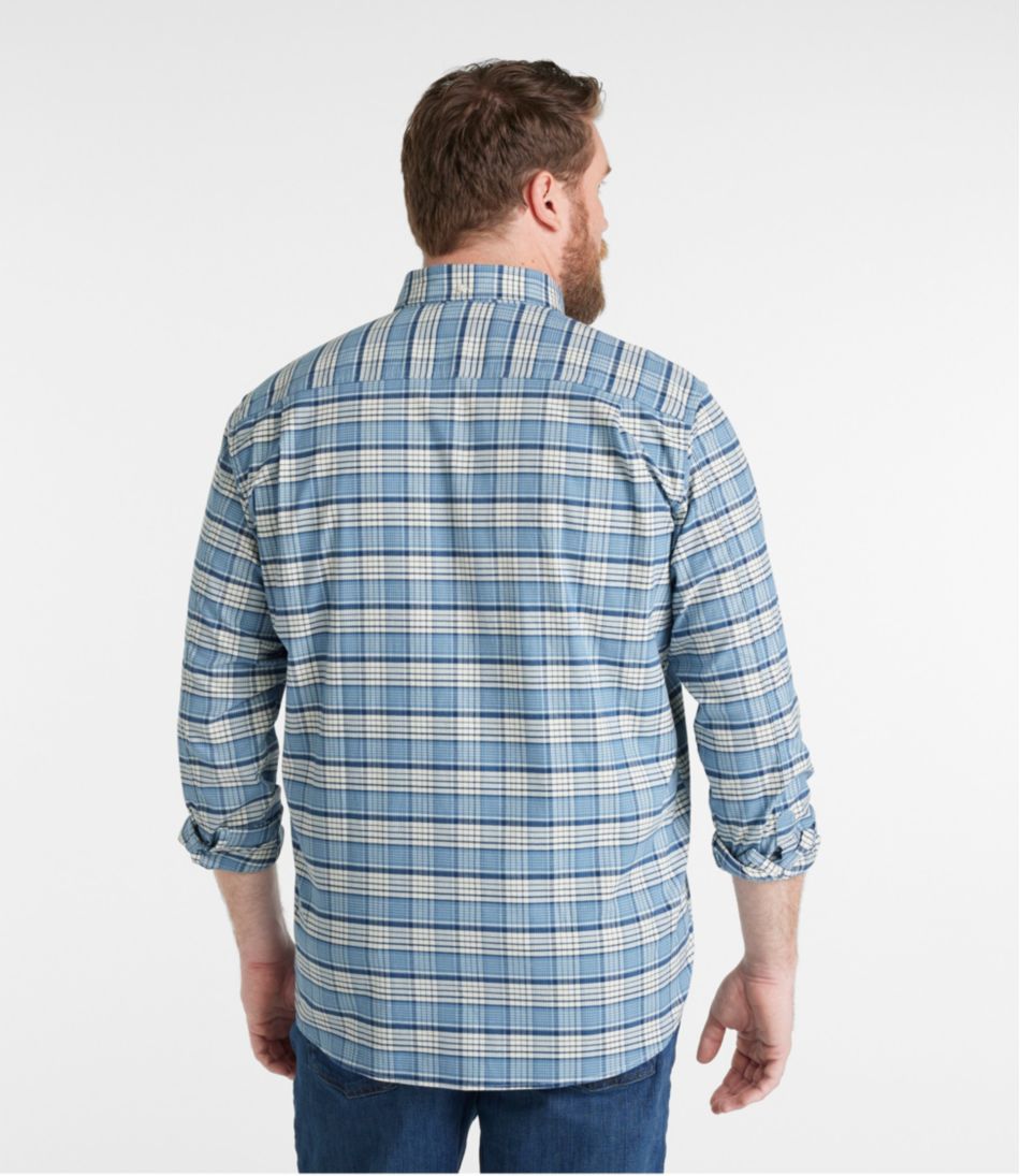 Men's Comfort Stretch® Oxford Shirt, Traditional Untucked Fit, Plaid | L.L.Bean