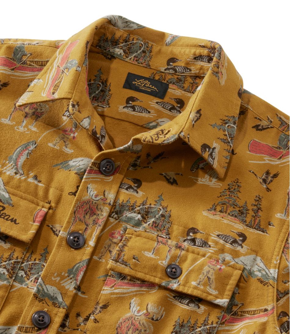 Men's Signature 1933 Chamois Cloth Shirt, Slim Fit, Pattern | L.L.Bean