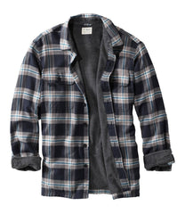 Men's Fleece-Lined Flannel Shirt, Traditional Fit | L.L.Bean
