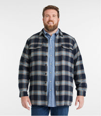 Men's Fleece-Lined Flannel Shirt, Traditional Fit | L.L.Bean