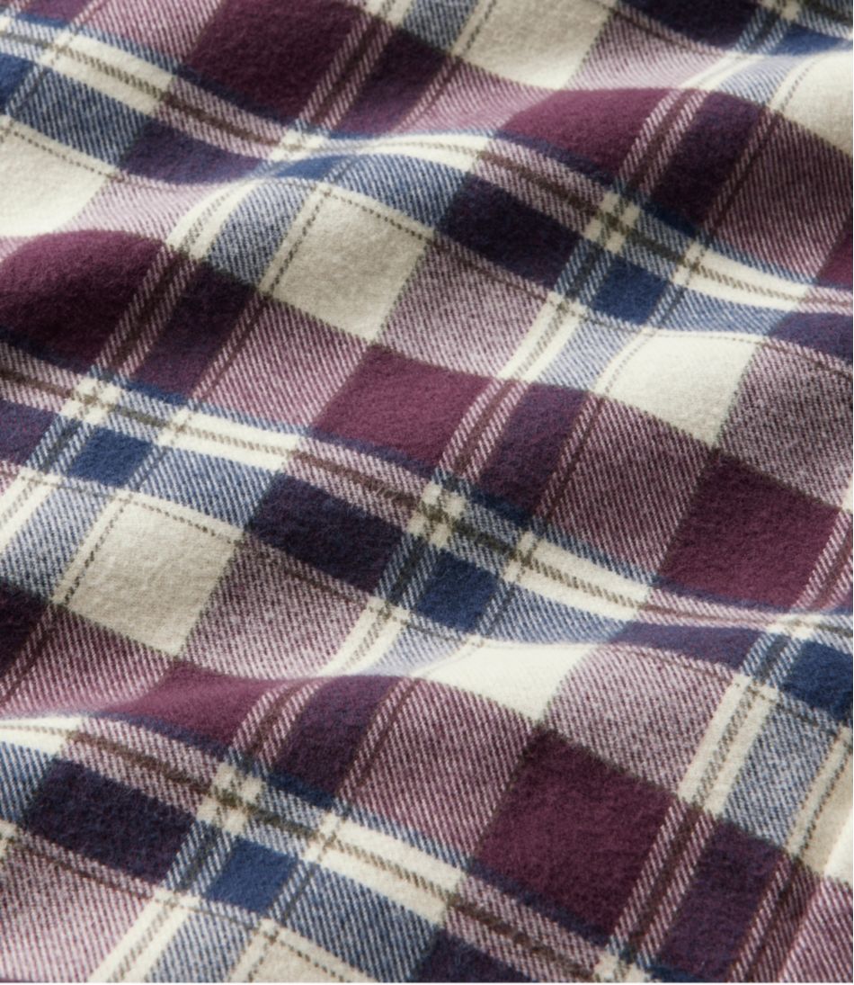 Men's Fleece-Lined Flannel Shirt, Traditional Fit | L.L.Bean