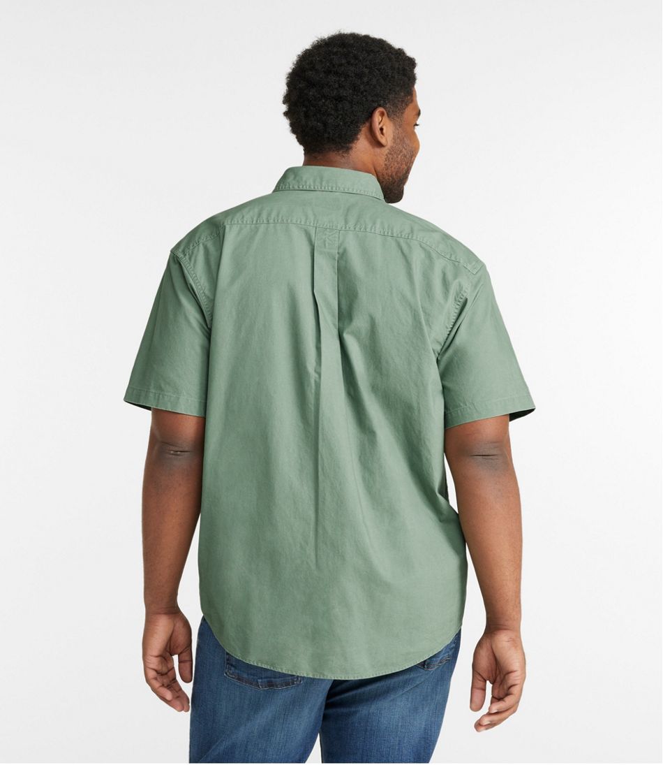 Men's Sunwashed Canvas Shirt, Traditional Fit Short-Sleeve | L.L.Bean