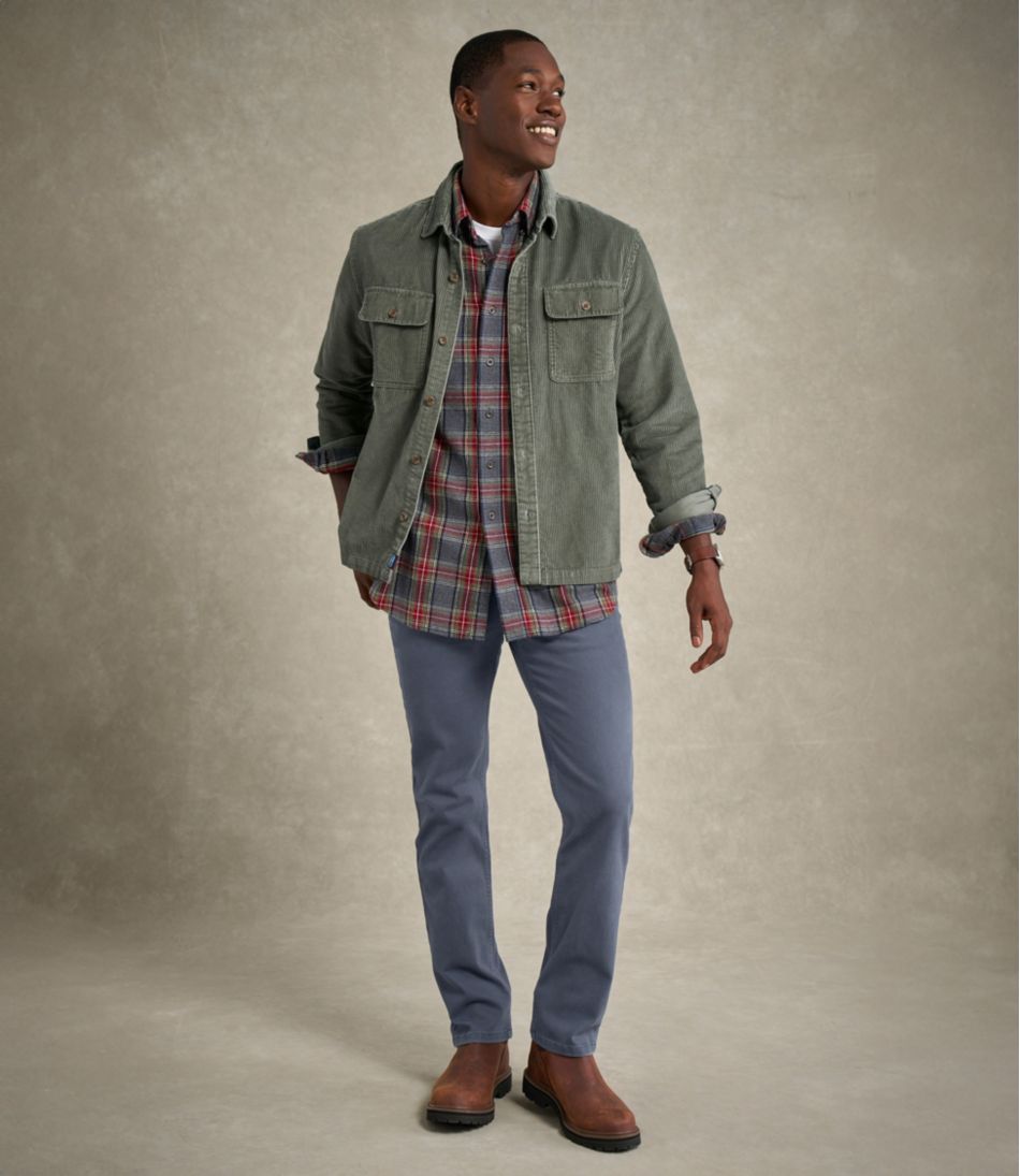 Men's Rangeley Corduroy Shirt, Slightly Fitted | L.L.Bean