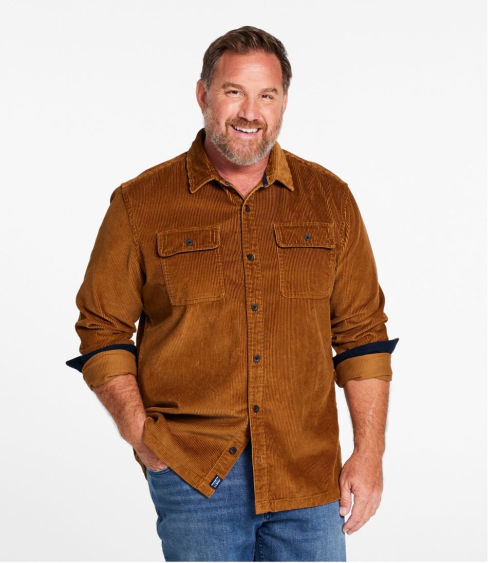 Men's Rangeley Corduroy Shirt, Slightly Fitted | L.L.Bean