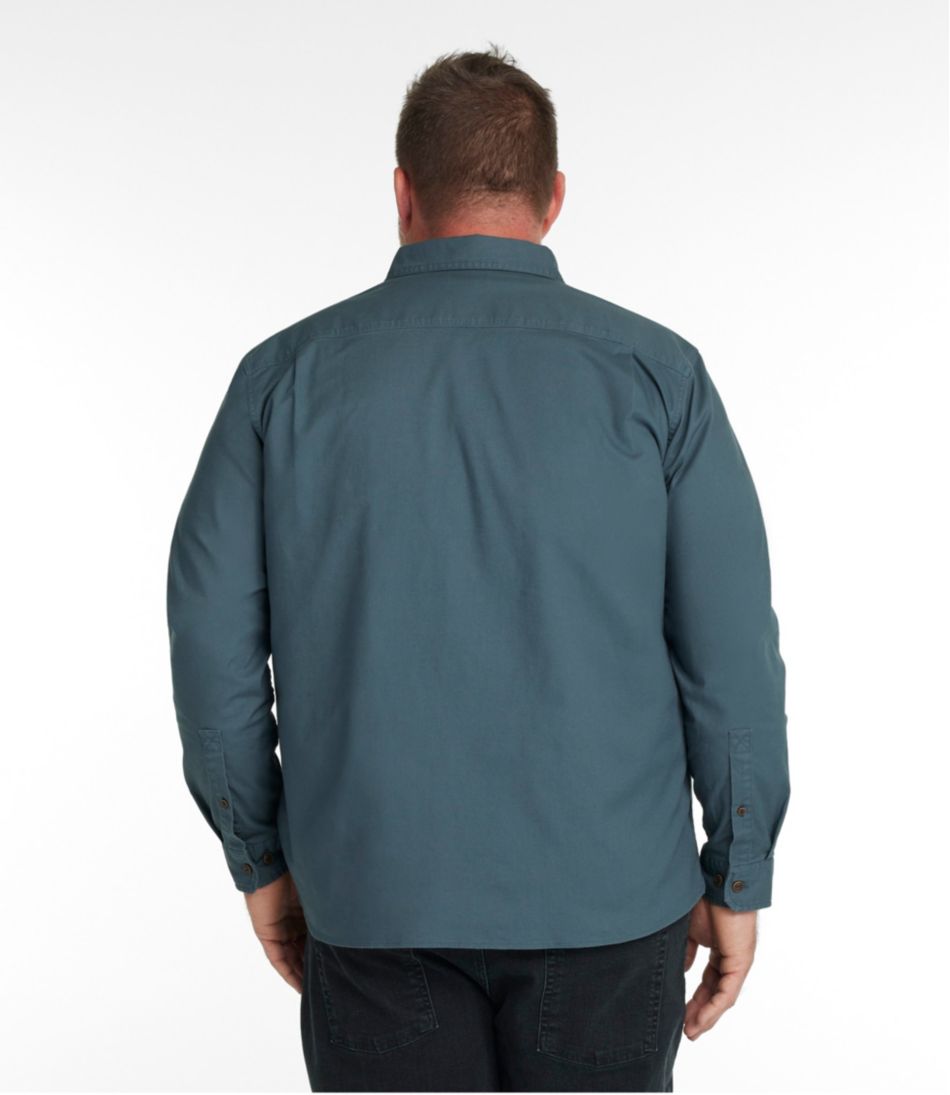 Men's BeanFlex® Twill Shirt, Slightly Fitted Untucked Fit, Long-Sleeve | L.L.Bean