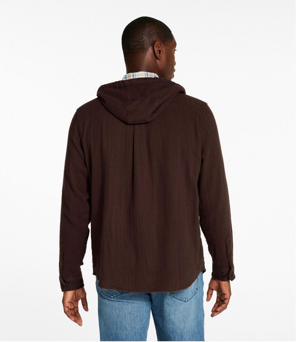 Men's 1912 Field Flannel Shirt, Hooded, Slightly Fitted Untucked Fit | L.L.Bean