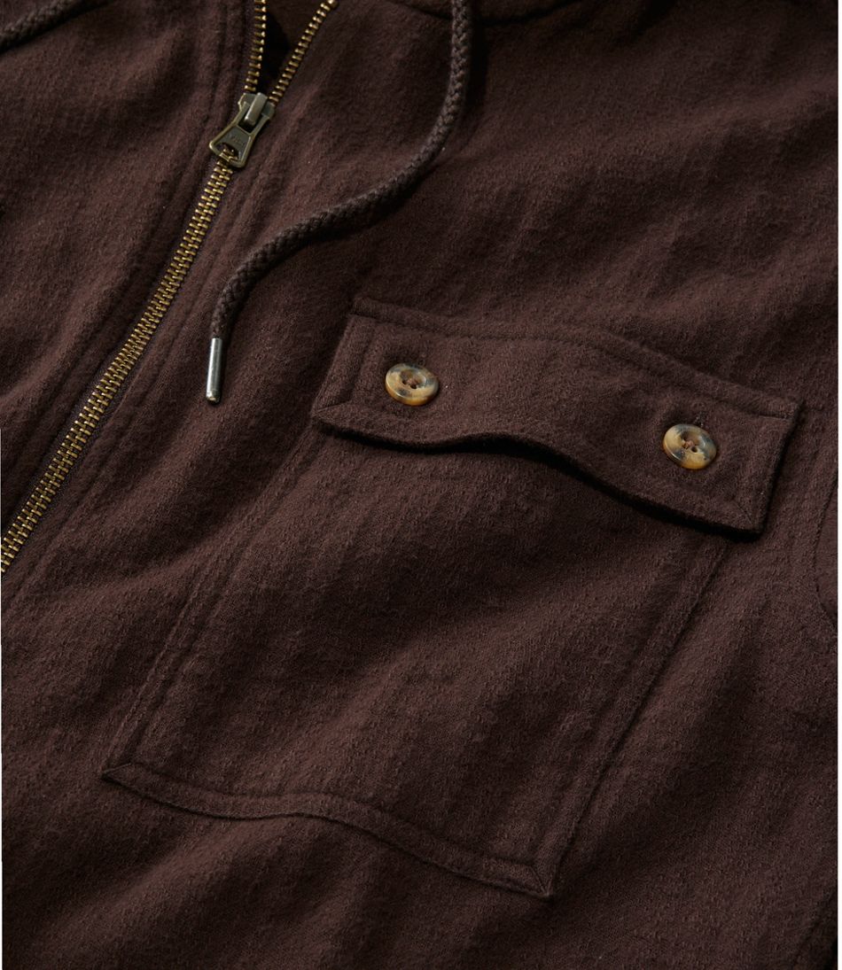 Men's 1912 Field Flannel Shirt, Hooded, Slightly Fitted Untucked Fit | L.L.Bean