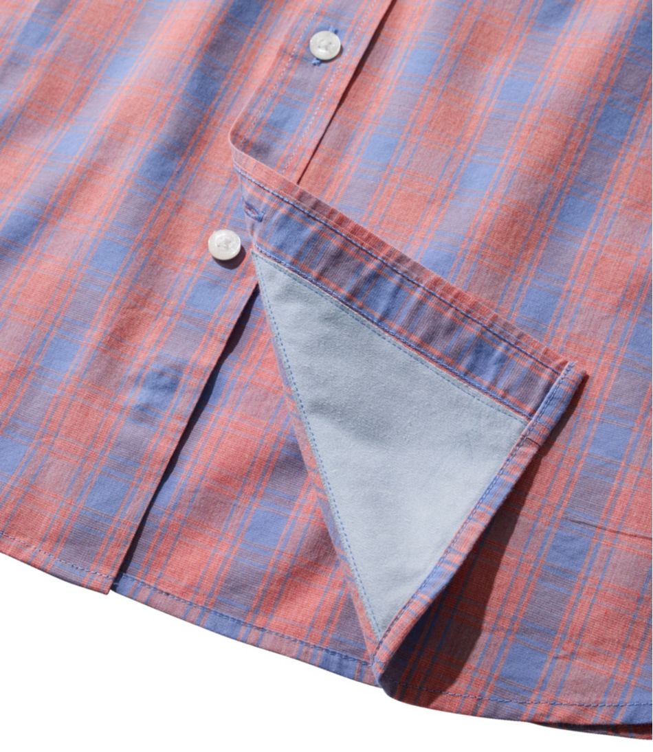 Men's Comfort Stretch Performance® Shirt, Long-Sleeve, Slightly Fitted Untucked Fit, Plaid | L.L.Bean