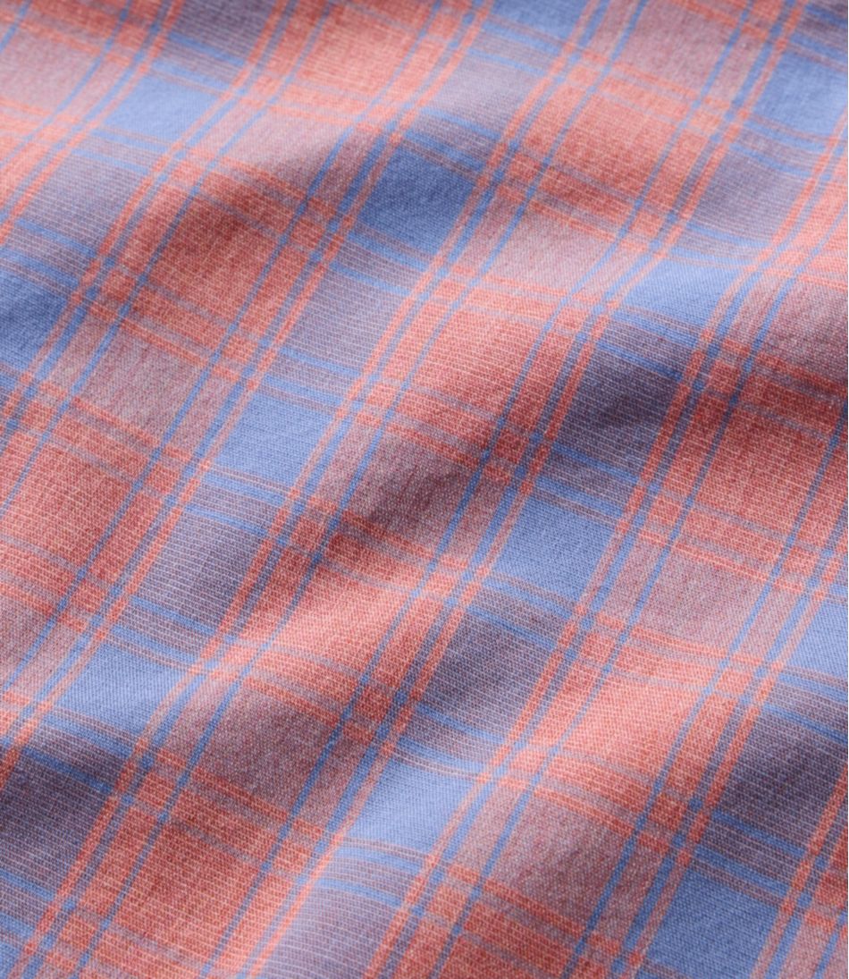 Men's Comfort Stretch Performance® Shirt, Long-Sleeve, Slightly Fitted Untucked Fit, Plaid | L.L.Bean