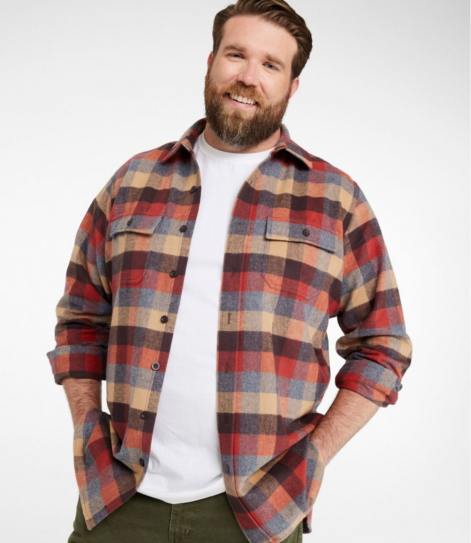 Men's Chamois Shirt, Slightly Fitted, Plaid | L.L.Bean