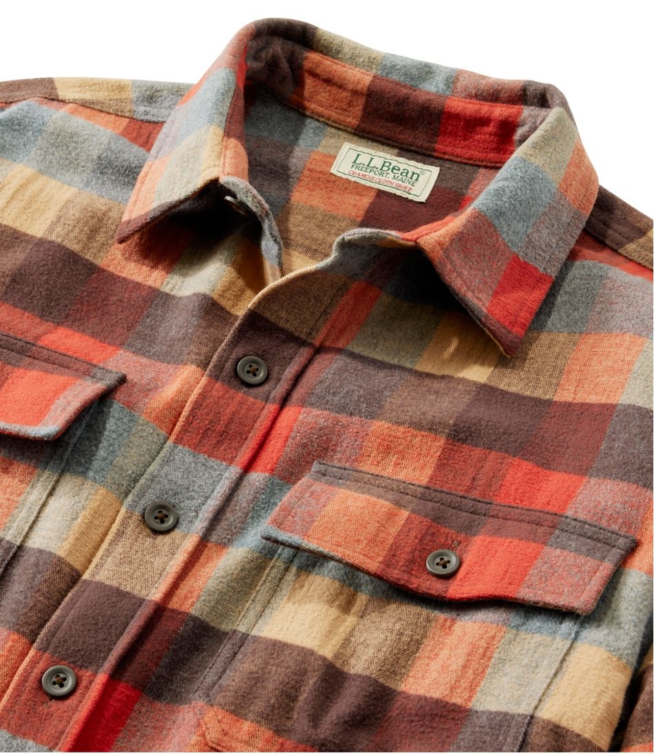 Men's Chamois Shirt, Slightly Fitted, Plaid | L.L.Bean