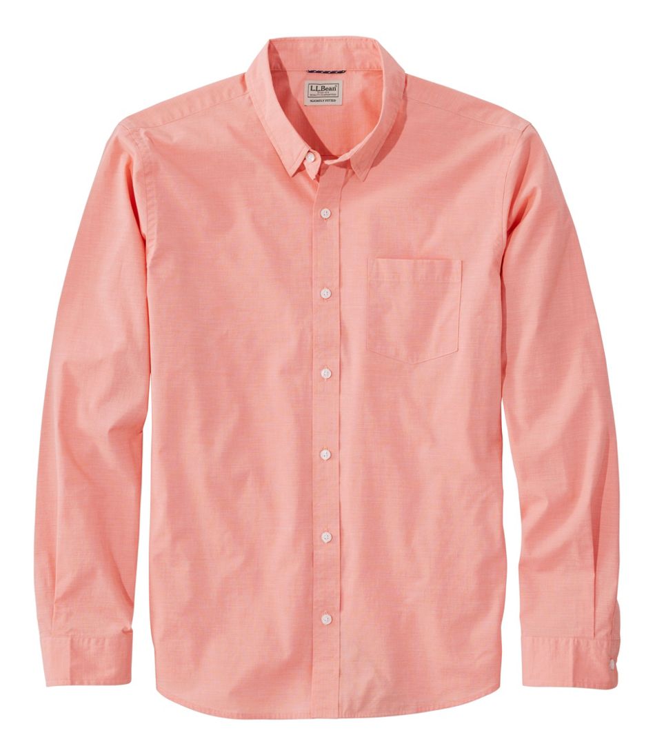 Men's Comfort Stretch Performance® Shirt, Long-Sleeve, Slightly Fitted Untucked Fit | L.L.Bean