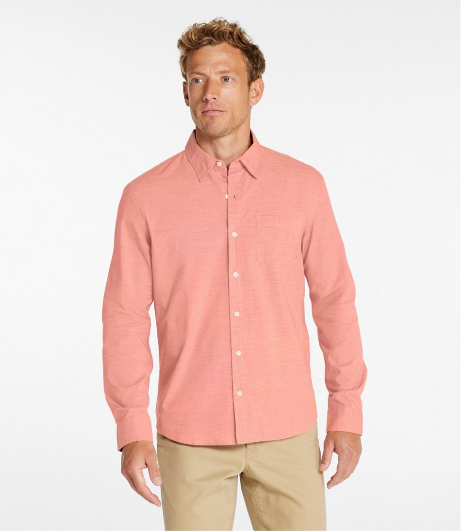 Men's Comfort Stretch Performance® Shirt, Long-Sleeve, Slightly Fitted Untucked Fit | L.L.Bean