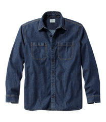 Men's BeanFlex® Denim Shirt, Traditional Untucked Fit | L.L.Bean