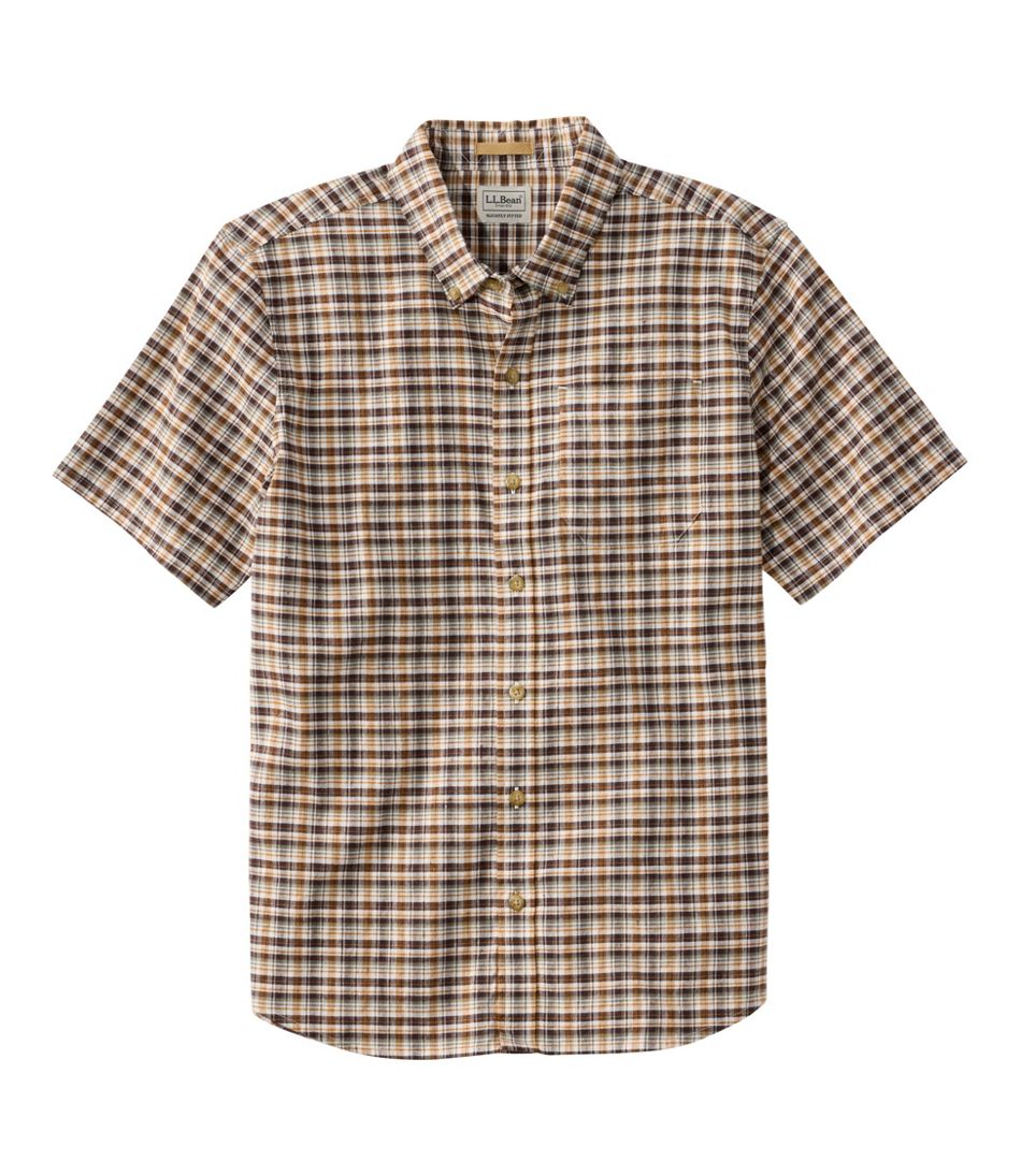 Men's Stonecoast Hemp Shirt, Short-Sleeve, Slightly Fitted Untucked Fit | L.L.Bean