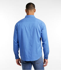 Men's Lakewashed Twill Shirt, Traditional Untucked Fit | L.L.Bean