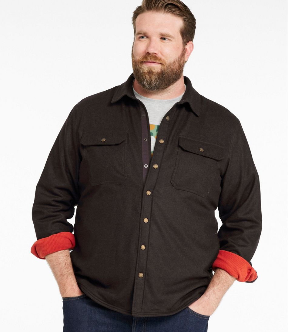 Men's Maine Guide Lightweight Lined Wool Field Shirt | L.L.Bean